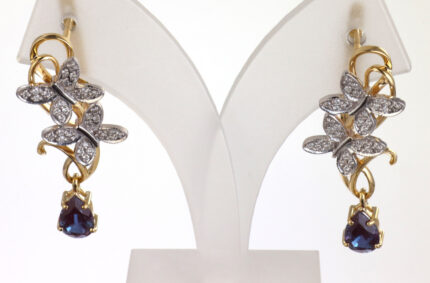Gold earrings