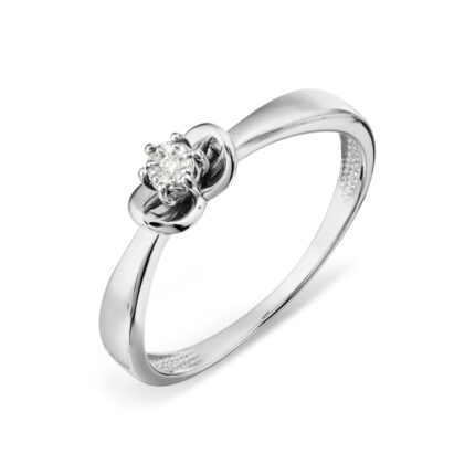Gold ring with diamond