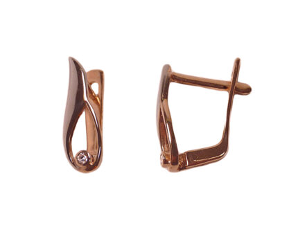 Gold earrings