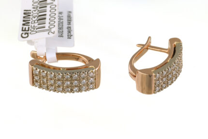 Gold earrings