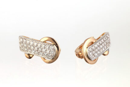 Gold earrings